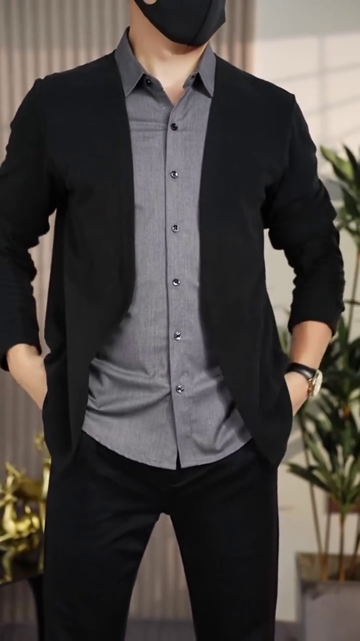 Men?s Casual Cardigan Blazer