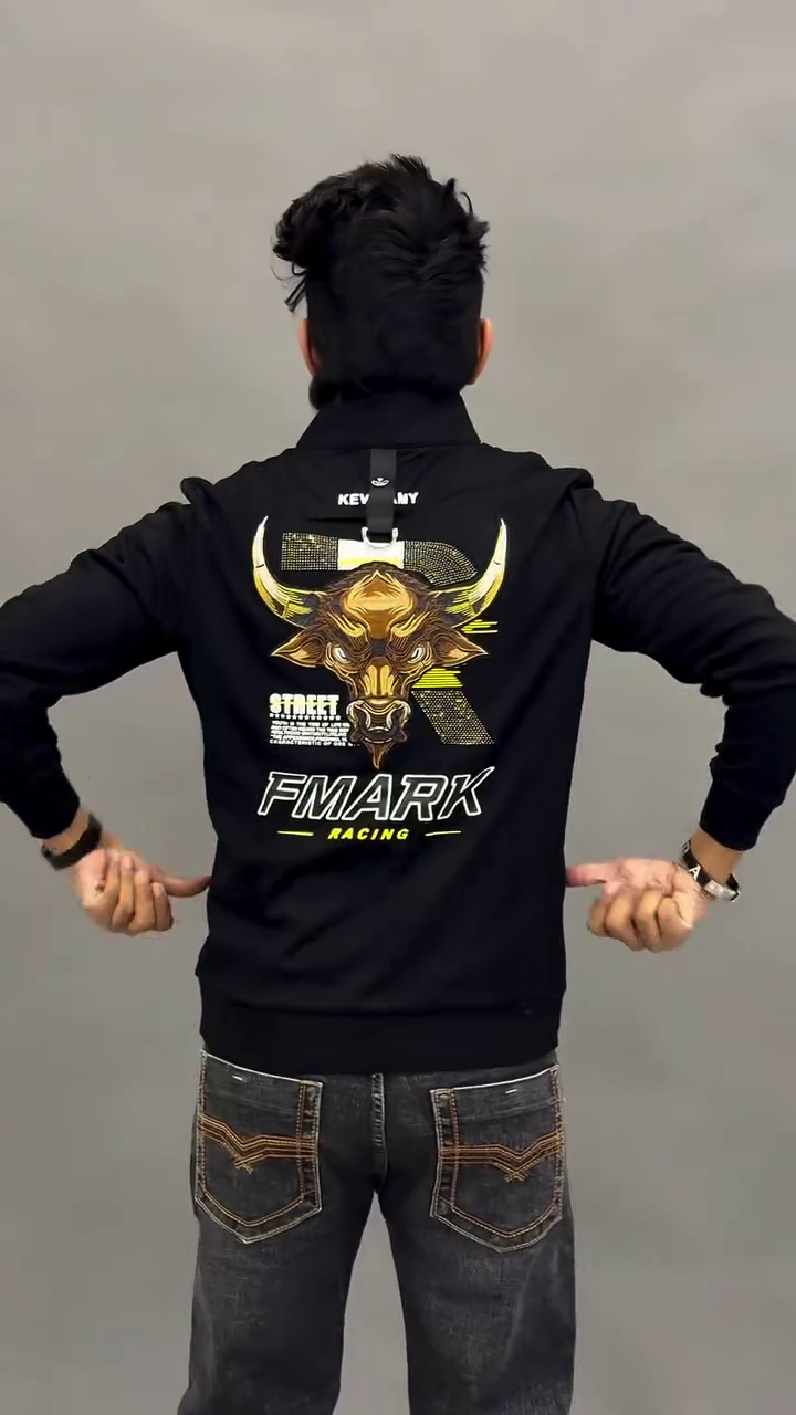 Men Full Sleeve Typography Printed Sweatshirt