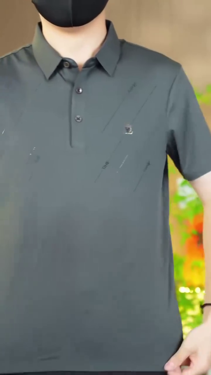 Men Polo Collar Slim Fit T-shirt