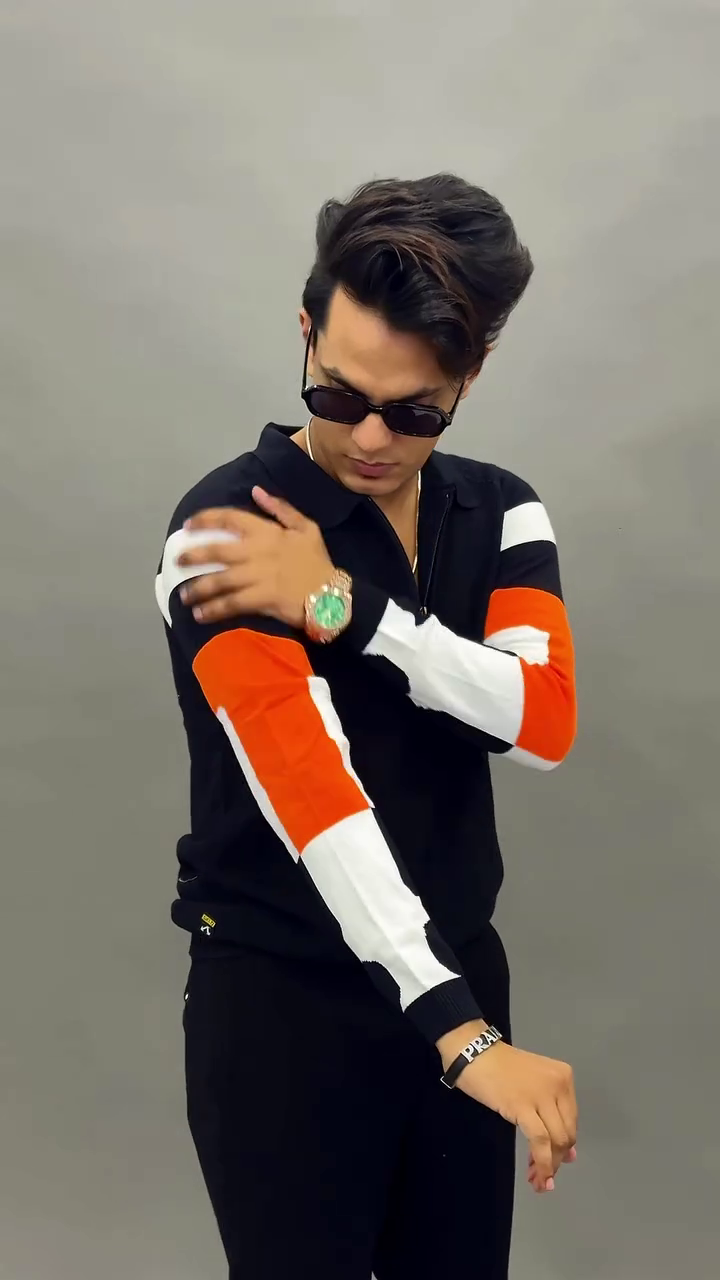 Men's Polo Neck Full Sleeve Regular Fit PolyCotton T-Shirt