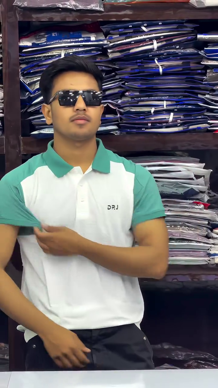 Men Printed Polo Collar Cotton Oversized Tshirt